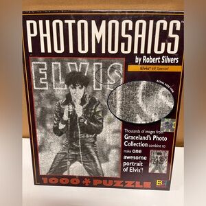 Elvis Presley 68 Special Photomosaics Puzzle by Robert Silvers 1000 pcs ~ SEALED